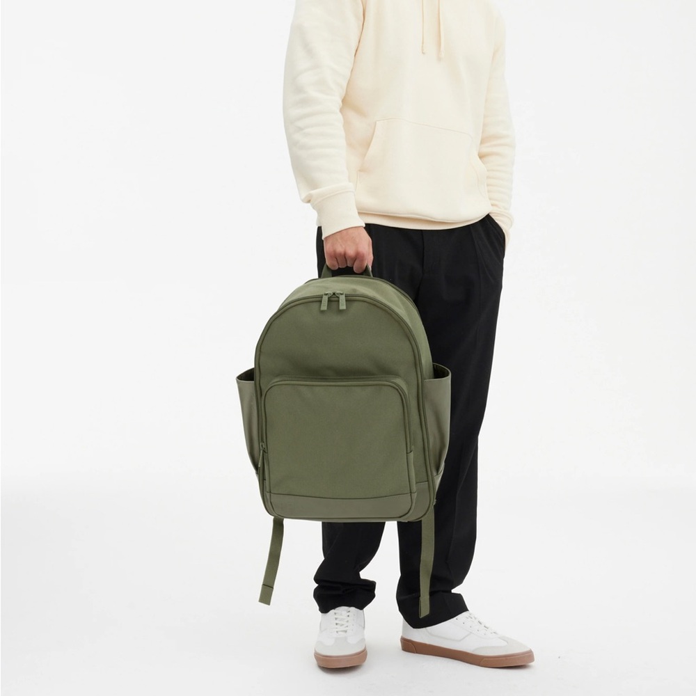 BEIS The Backpack - Limited Edition Olive Green EUC - Picture 4 of 12